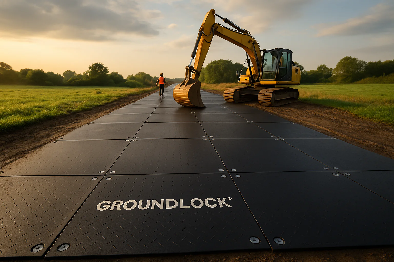 Ground Protection Mats 50 Tonne | 2400x1200mm HDPE Trackway Panels - Image 10