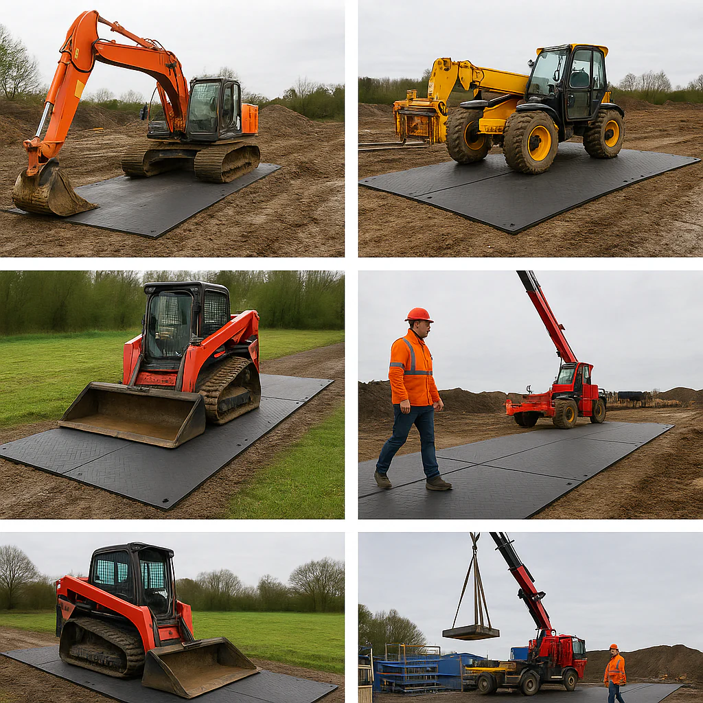Ground Protection Mats 50 Tonne | 2400x1200mm HDPE Trackway Panels - Image 4