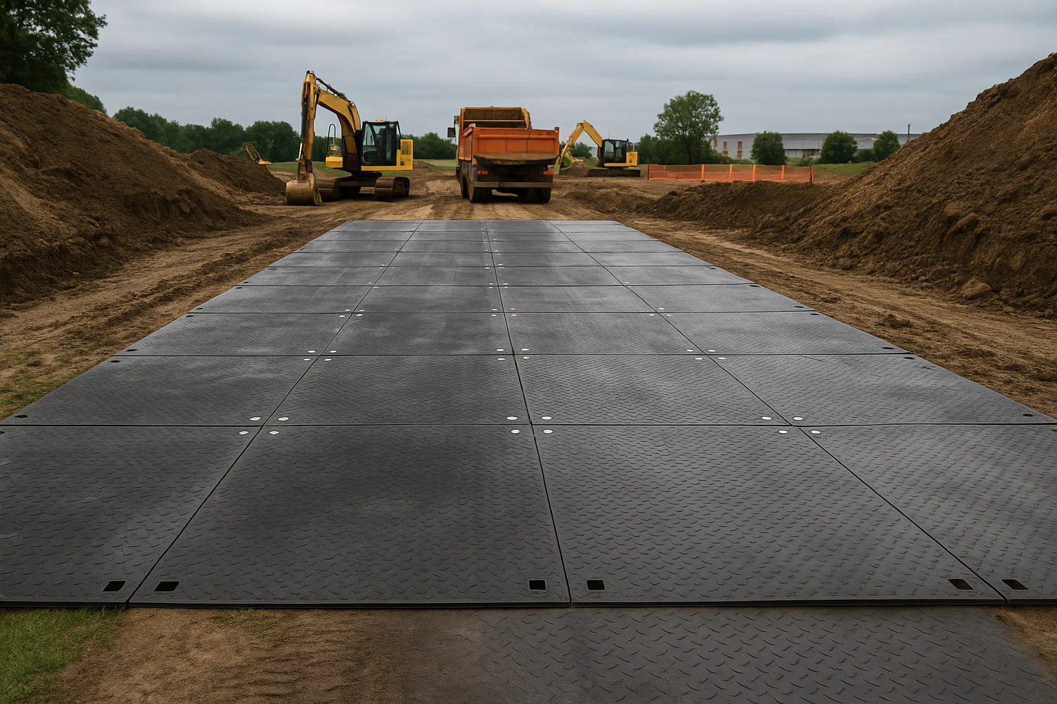 Ground Protection Mats 50 Tonne | 2400x1200mm HDPE Trackway Panels - Image 5