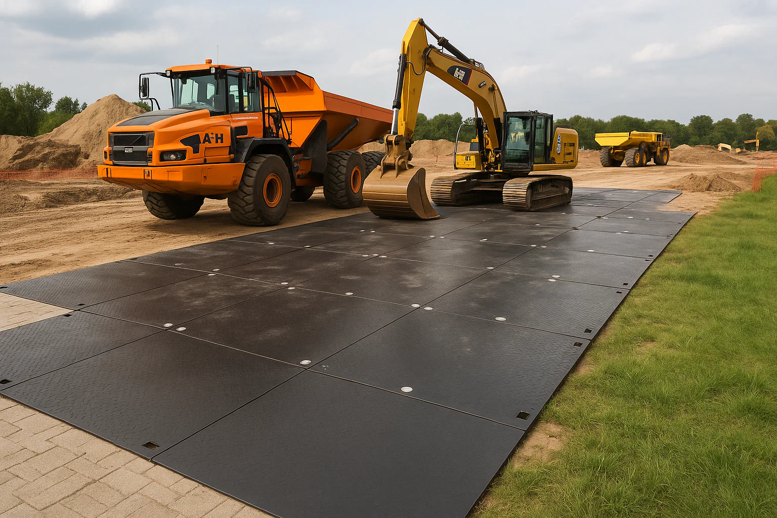 Ground Protection Mats 50 Tonne | 2400x1200mm HDPE Trackway Panels - Image 8