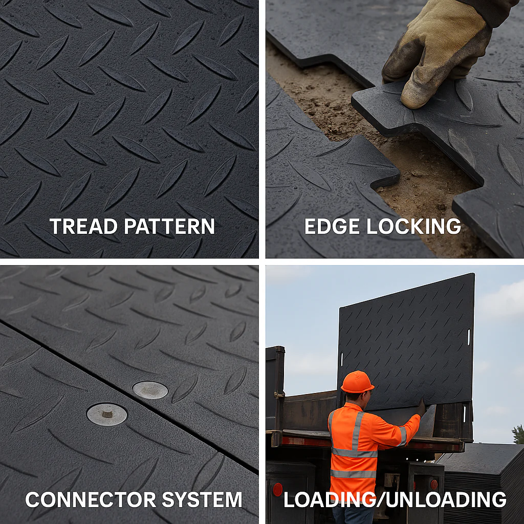 Ground Protection Mats 50 Tonne | 2400x1200mm HDPE Trackway Panels - Image 9