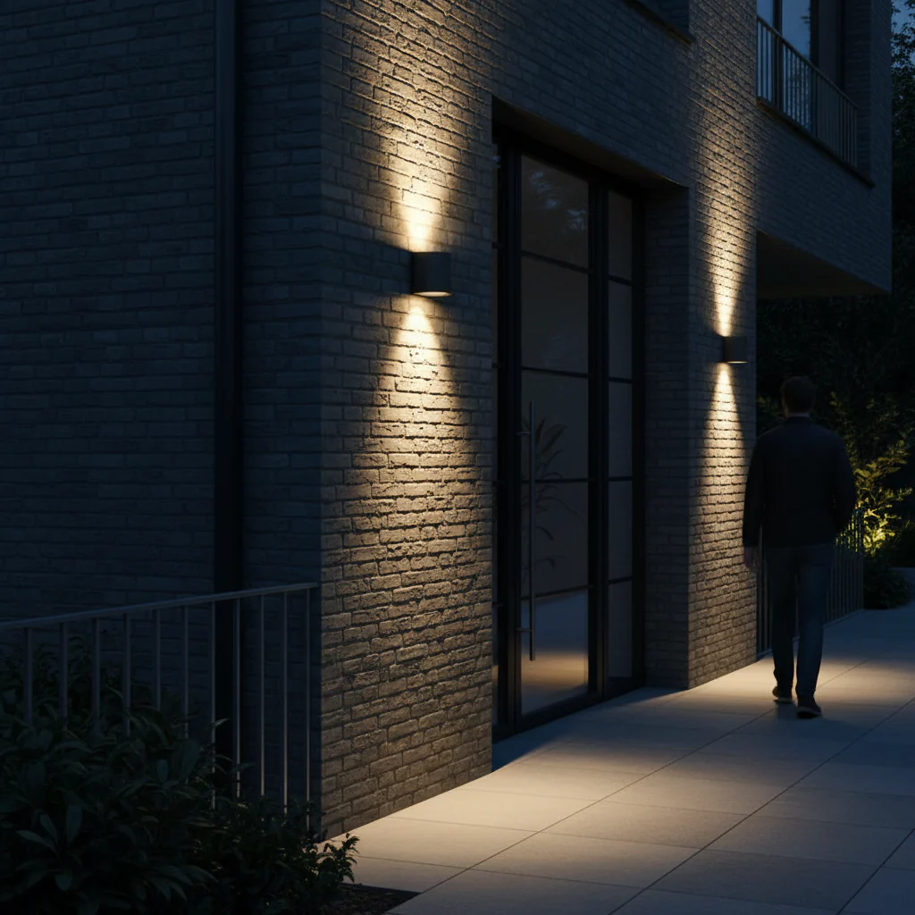 Premium Architectural Conical Wall Lighting - 12-24V DC, Anthracite Grey Finish with 300 lm Brightness and IP65 Rating - Image 2