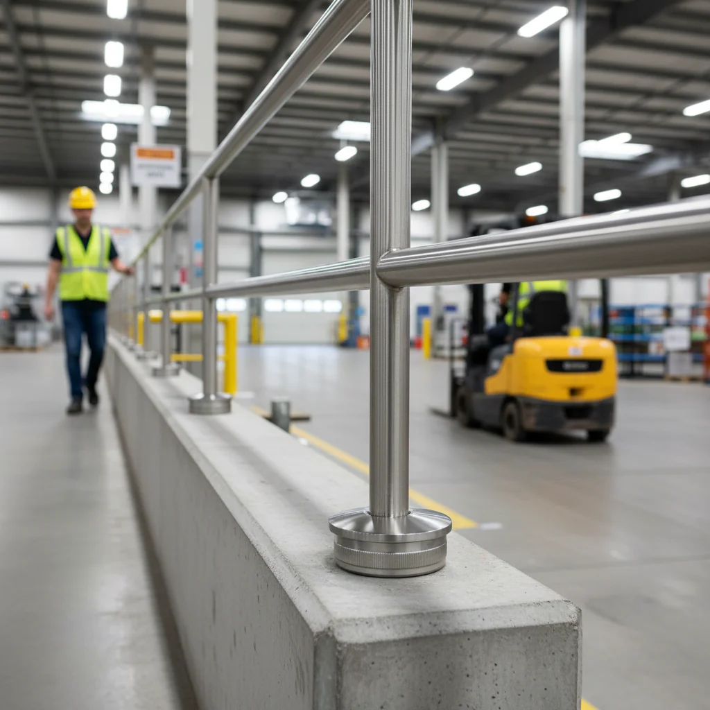 Premium Radiused Curved Tube Base with M8 Threaded Hole for 48.3mm x 2.6mm Tubing - Heavy Duty Support - Image 2
