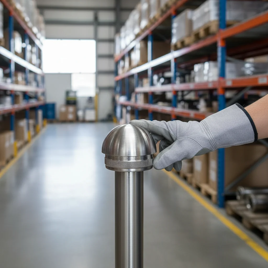 Premium Domed End Cap for 48.3mm x 2.6mm Tube - High-Quality 316 Stainless Steel with Satin Finish