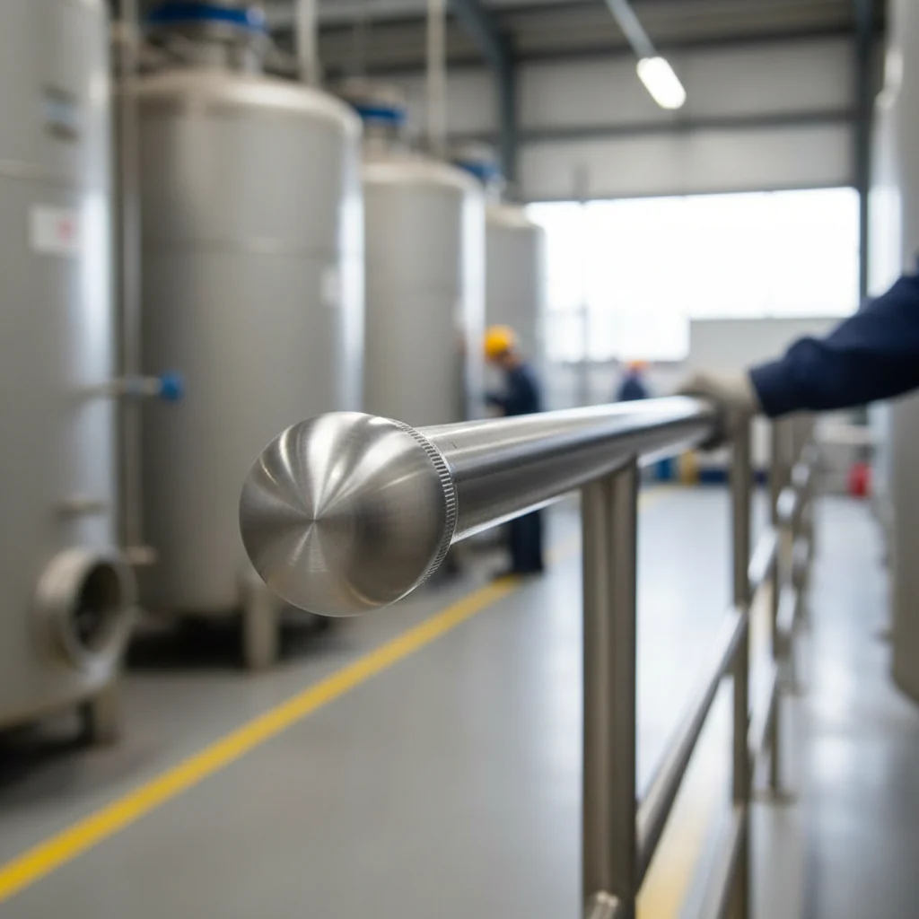 Premium Domed End Cap for 48.3mm x 2.6mm Tube - High-Quality 316 Stainless Steel with Satin Finish - Image 2