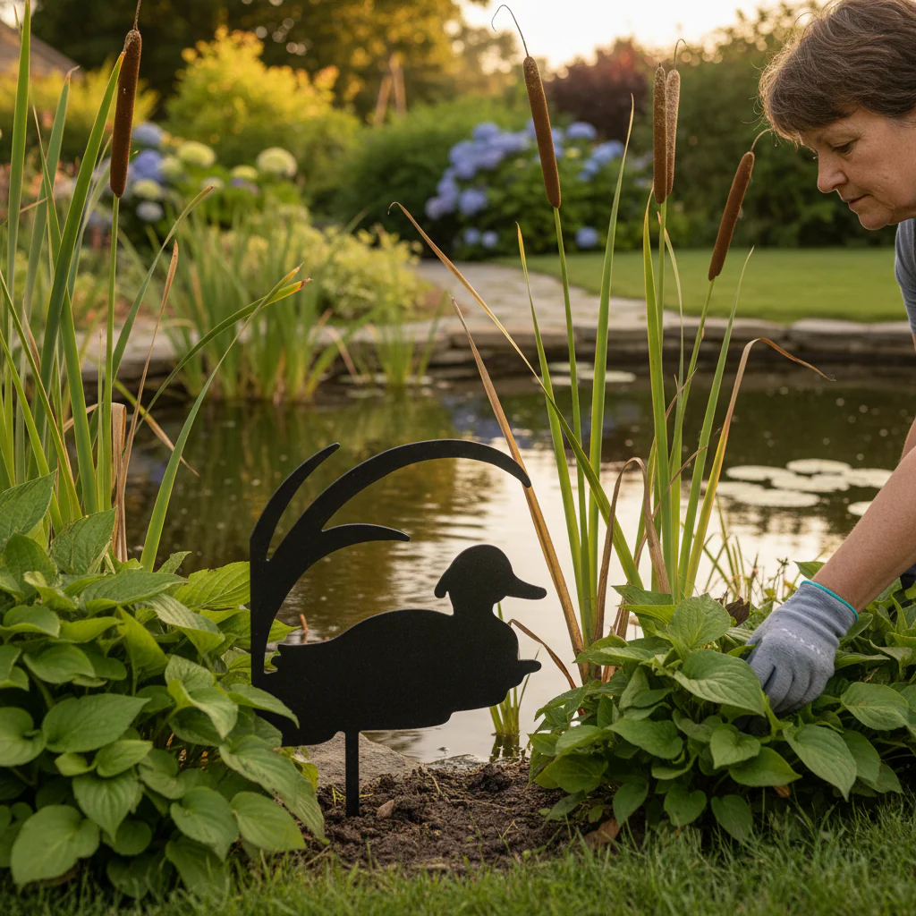 Premium Duck Silhouette Decoration 210 x 215mm for Outdoor and Indoor Use - High-Quality Professional Grade for Industrial and Commercial Applications - Image 2