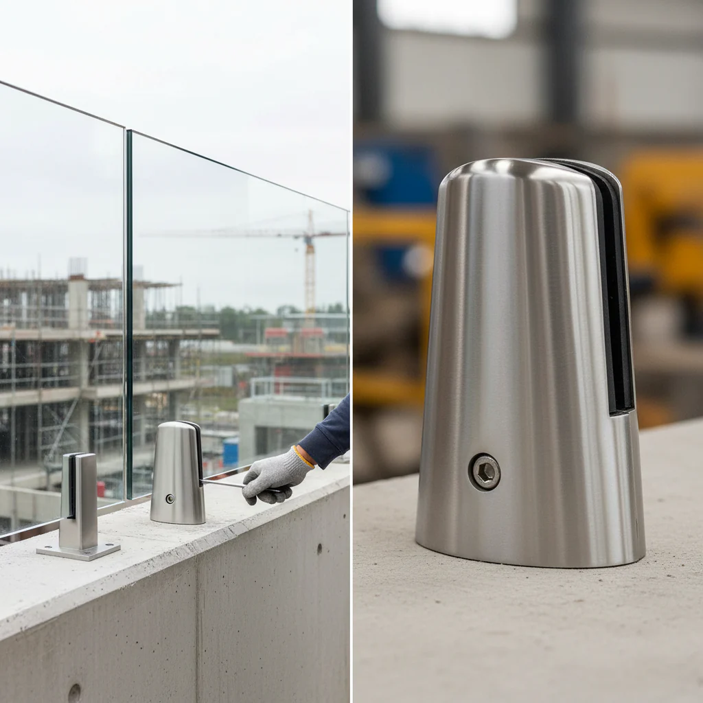 Premium Duplex Stainless Steel Spigot Base for 12.0mm - 21.5mm Glass with Superior Corrosion Resistance