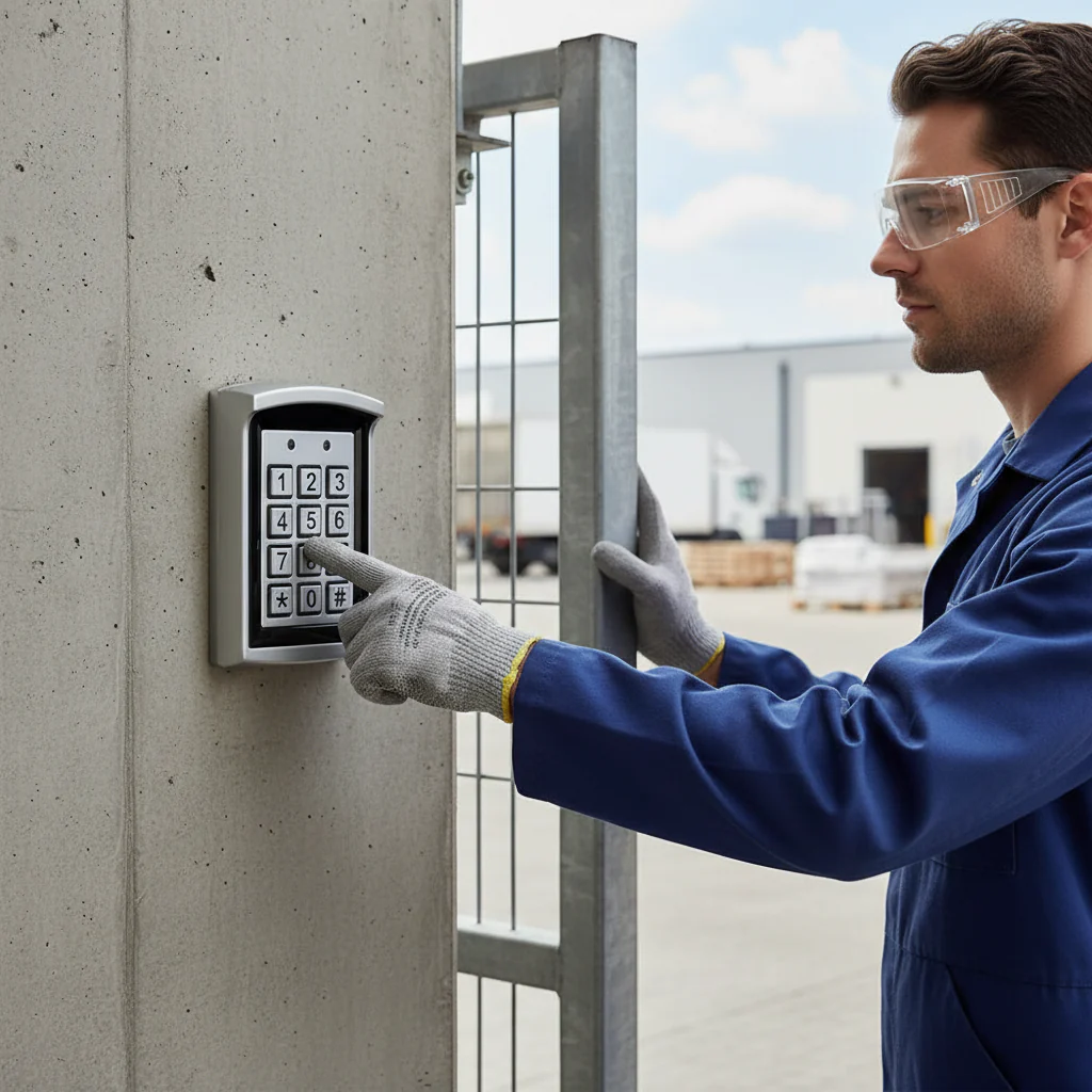 Premium Versatile Entrance Controller with Keypad and Card Reader, IP65 Rated for Outdoor Use