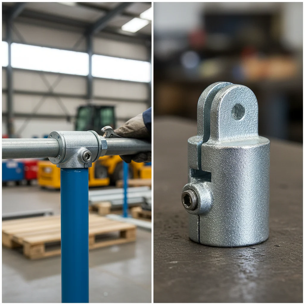 Premium Female Single Swivel Connector for 48.3mm Tube - Versatile and Durable Fitting