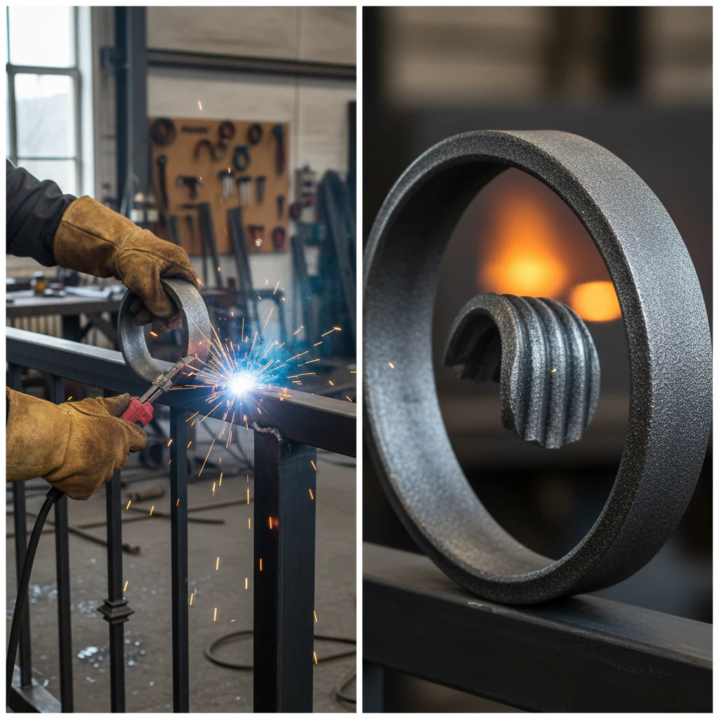 Premium 120mm Diameter Fishtail Forged Ring with 16 x 6mm Specifications for Heavy-Duty Applications