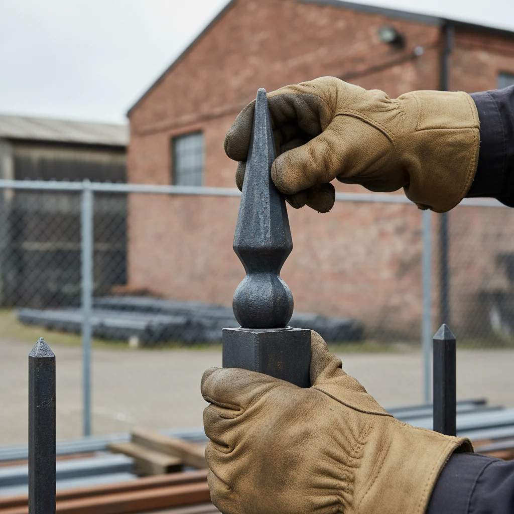 Premium Hand Forged Railhead 125mm Height with 30mm Base and Width for Durable Applications