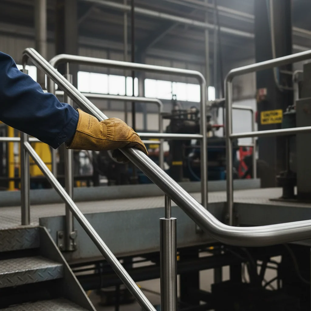 Premium 316 Stainless Steel Handrail End for 48.3mm x 2.6mm Tube with Satin Finish