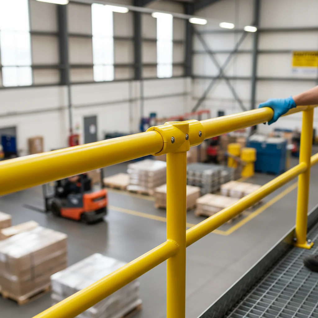 Premium Heavy Duty Handrail Fitting for Knee Rail Tube with M6 Bolts, Pre-Drilled for Easy Installation