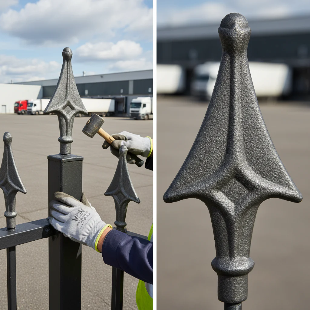 Premium Heavy Duty Railhead with Ball, Dimensions 160mm x 65mm x 15mm for Robust Applications