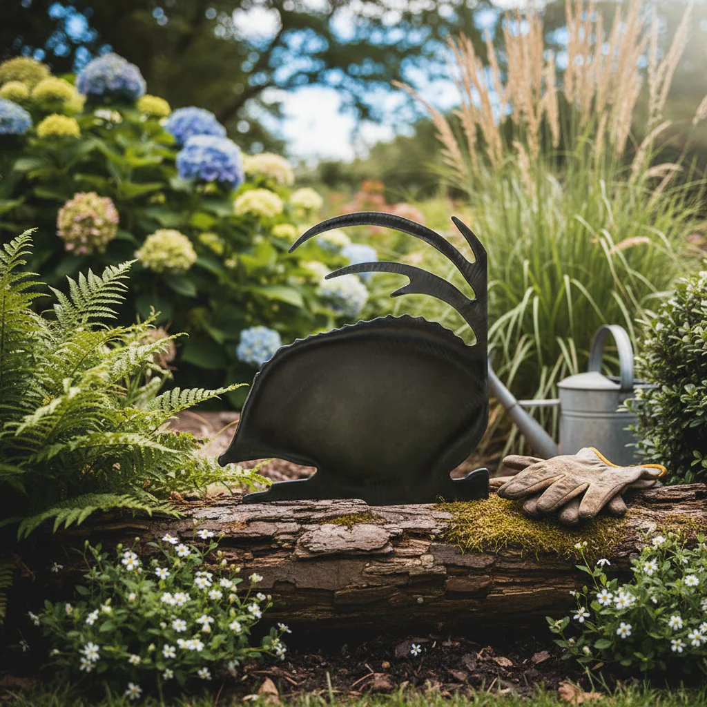 Premium Hedgehog Silhouette Decoration - Approximate Size 210 x 220mm for Garden and Home Decor
