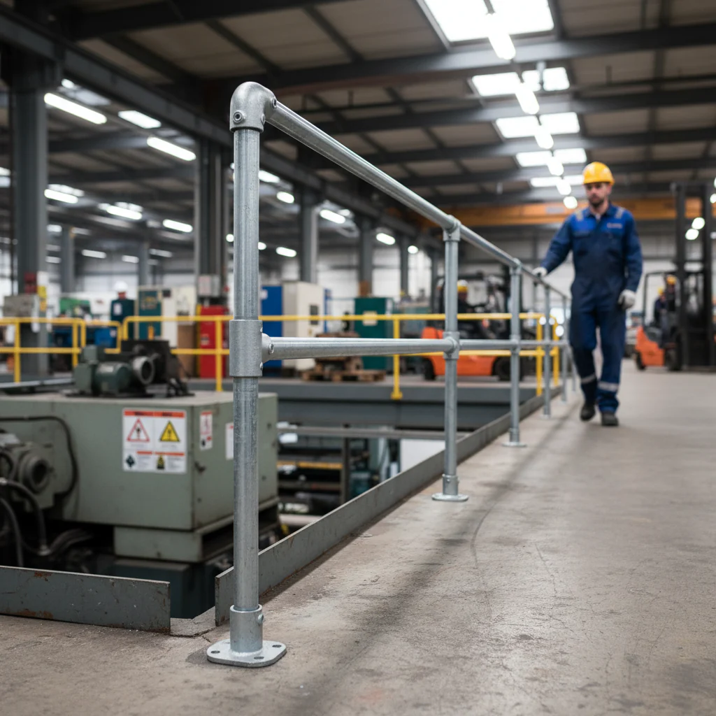 Premium Key Clamp End Post with 42.4mm Diameter, Pre-Assembled, 1100mm Height - No Mid Rail Design - Image 2