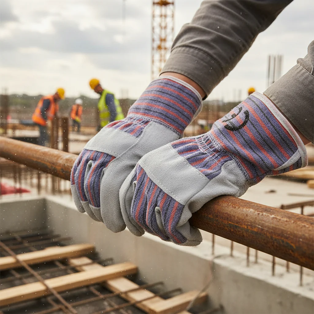 Premium Chrome Leather Rigger Gloves for Heavy-Duty Work Safety and Comfort - High-Quality Professional Grade for Industrial and Commercial Applica... - Image 2
