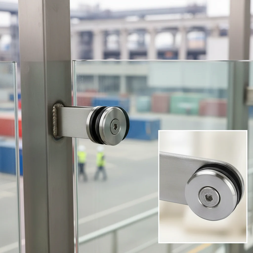 Premium Long Single Weld On Glass Clamp 316 Stainless Steel for 8-12mm Glass with Durable Construction