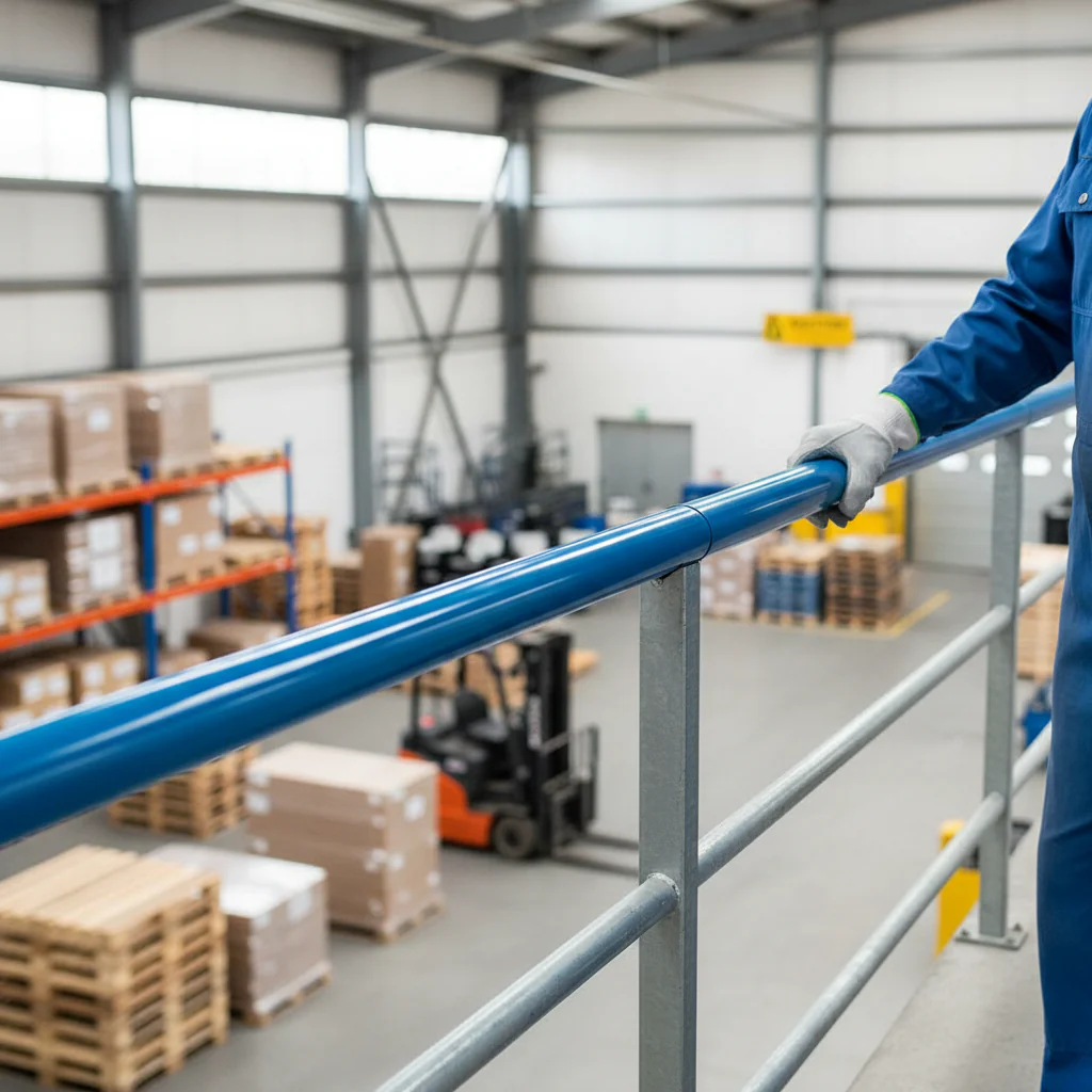 Premium 50mm x 8mm Plastic Handrail Capping in Blue - 25m Coil for Stylish and Durable Staircase Finishes