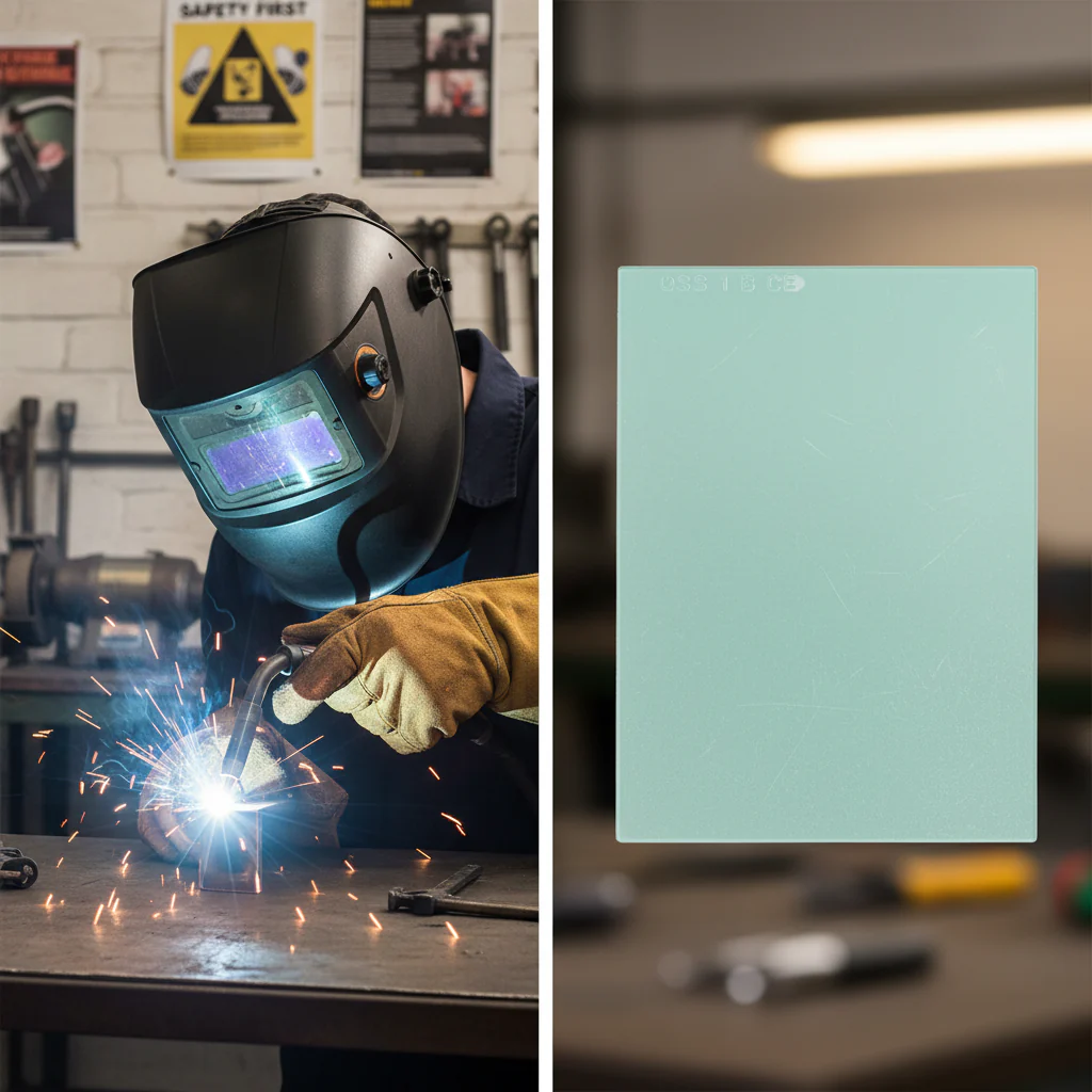 Premium Polycarbonate Welding Lens 1mm Thick for Enhanced Clarity and Protection