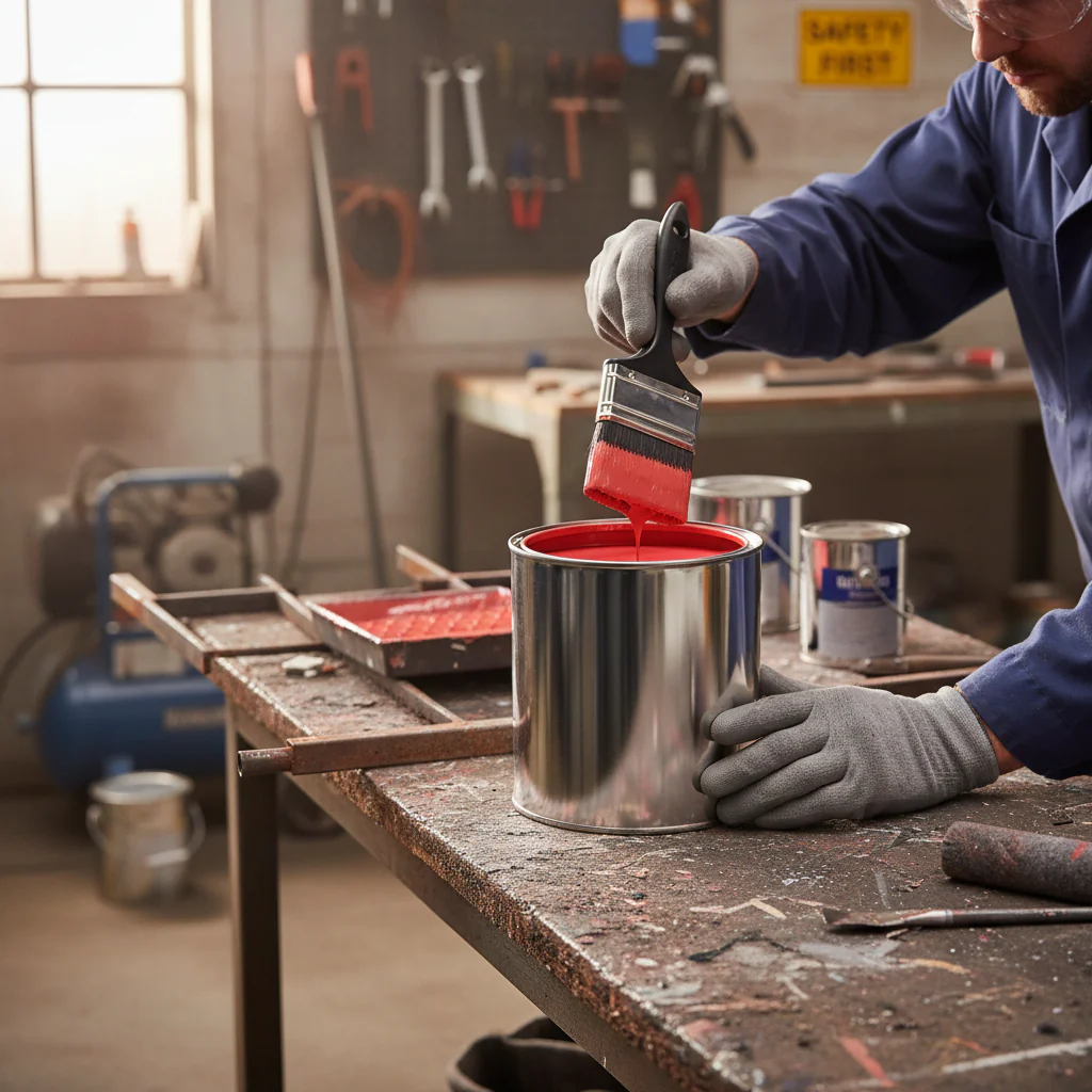 Premium Red Zinc Phosphate Primer Paint 5L - Quick Drying, Anti-Corrosive for Metal Surfaces