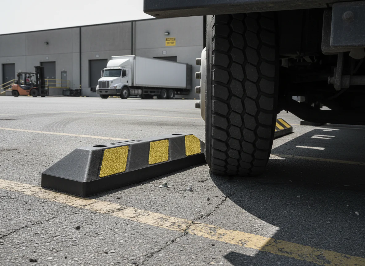 Premium Reflective Rubber Kerb with Yellow Chevrons for Road Safety - 550 x 150 x 100mm Dimensions and 4kg Weight - Image 2