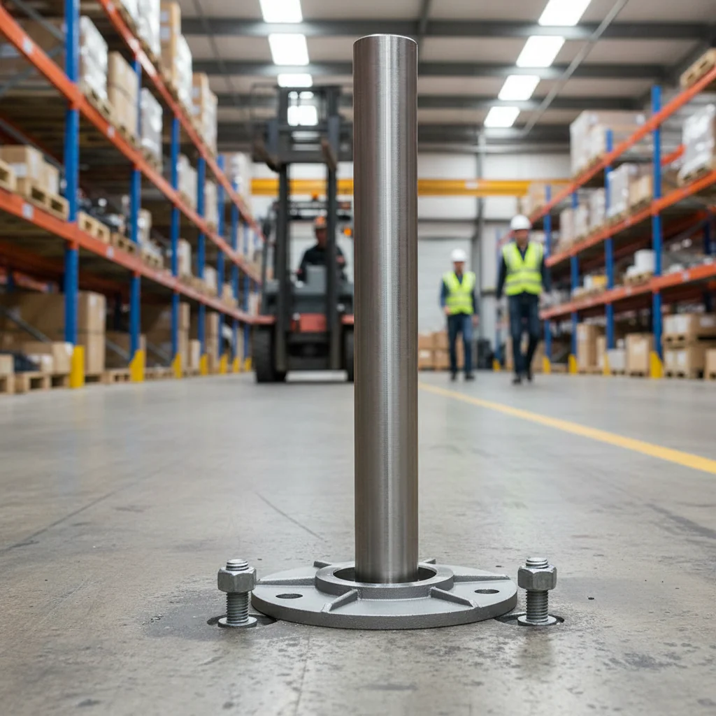 Premium Round Post Base Plate 120mm Diameter for 48.3mm Tube with 316 Stainless Steel Construction - Image 2