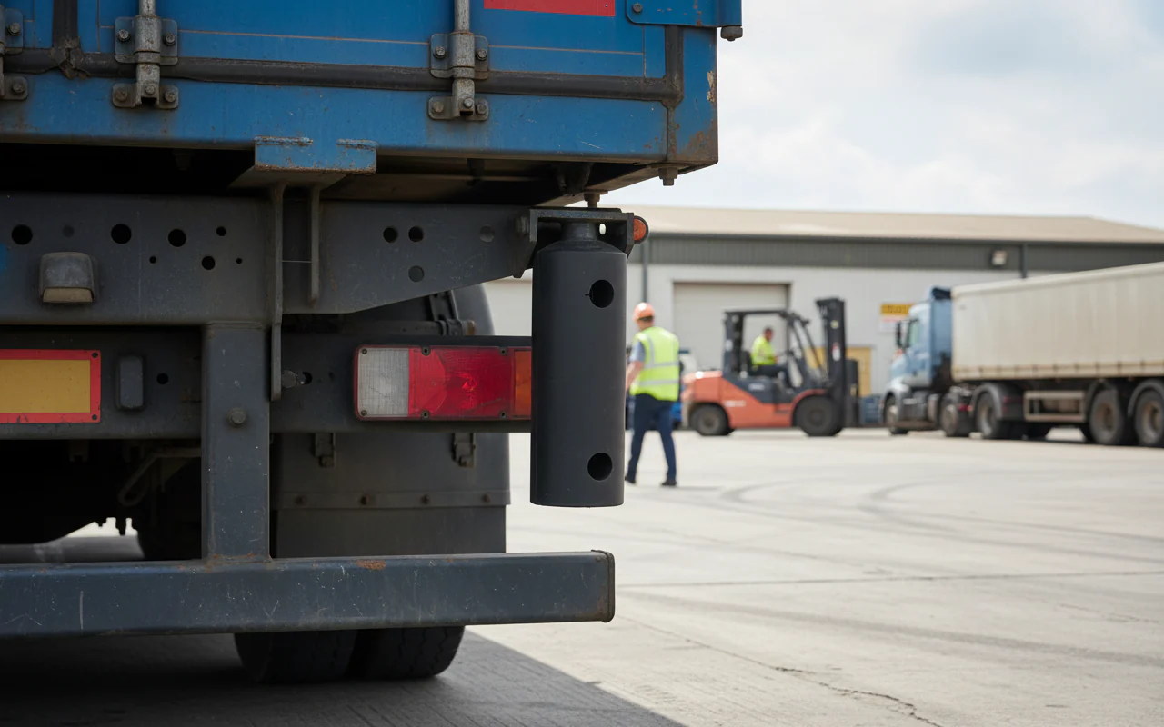 Premium Rubber HGV Bumper for Commercial Vehicles - 200 x 78 x 78 mm, 0.89 kg, Impact-Resistant Protection