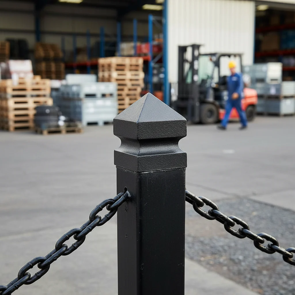 Premium Shaped Box Cap for 100mm Box Section - Flush Finish and Cast Construction
