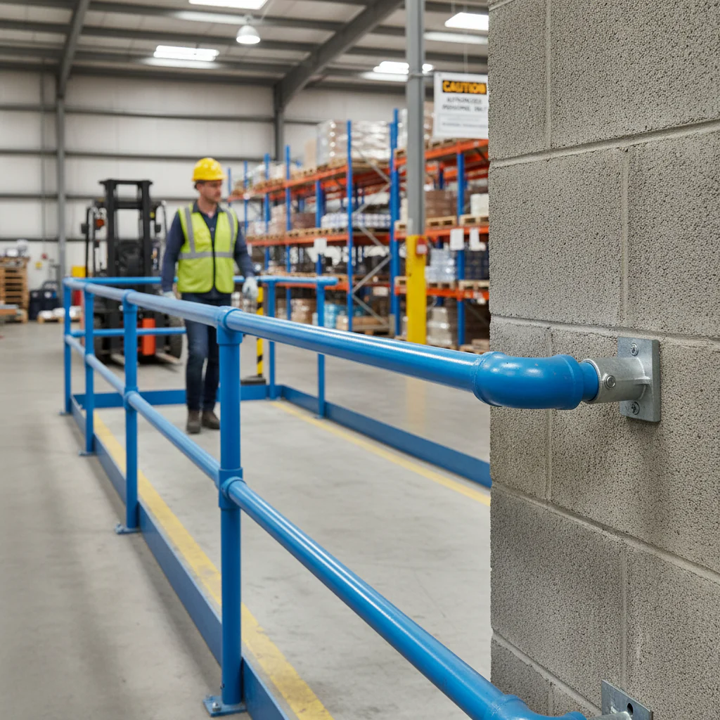 Premium Side Vertical Wall Support Fixing for 33.7mm Tube - Durable and Reliable Attachment Solution - Image 2