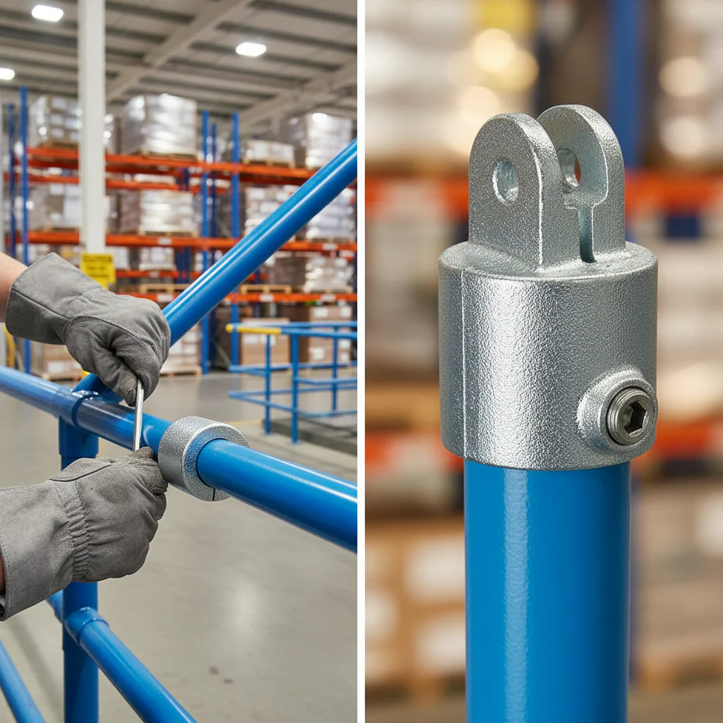Premium Female Single Swivel Connector for 33.7mm Tube - Versatile Fitting for Secure Connections