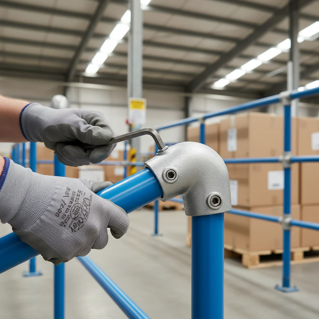 Premium Sloping Elbow 0-11° for 48.3mm Tube - Ideal for Inclined Rail Applications