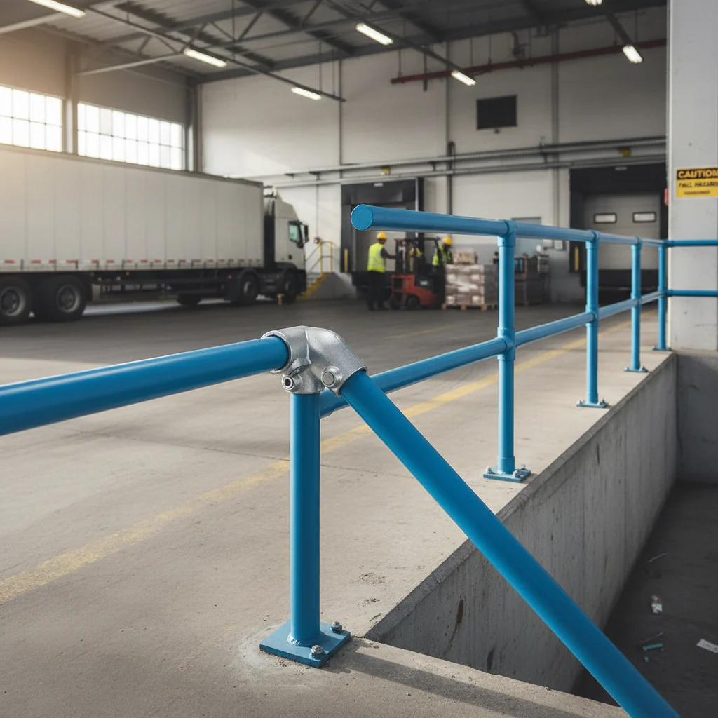 Premium Sloping Side Outlet Elbow 30-45° for 42.4mm Tube - Ideal for Handrails on Stairs - Image 2