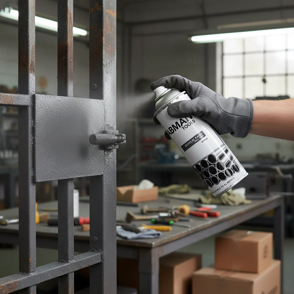 Premium 400ml Spray Paint in Anthracite Grey - Matte Finish for Metal Surfaces with Durable Protective Coating