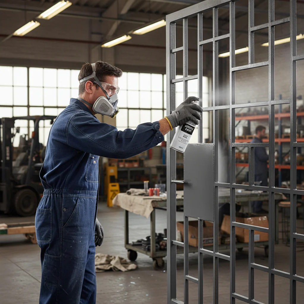 Premium 400ml Spray Paint in Anthracite Grey - Matte Finish for Metal Surfaces with Durable Protective Coating - Image 2