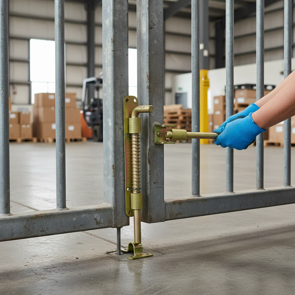 Premium Spring Loaded Drop Bolt 200mm - High-Performance Security Solution for Gates and Doors