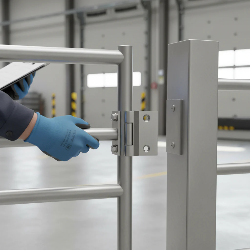 Premium 316 Stainless Steel Gate Hinge for 42.4mm Tube - Durable and Weather-Resistant Design for Secure Gate Operation
