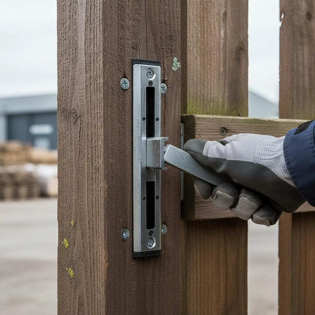 Premium Stainless Steel Keep for Wooden Posts 40-60mm - Robust Insert Lock Solution
