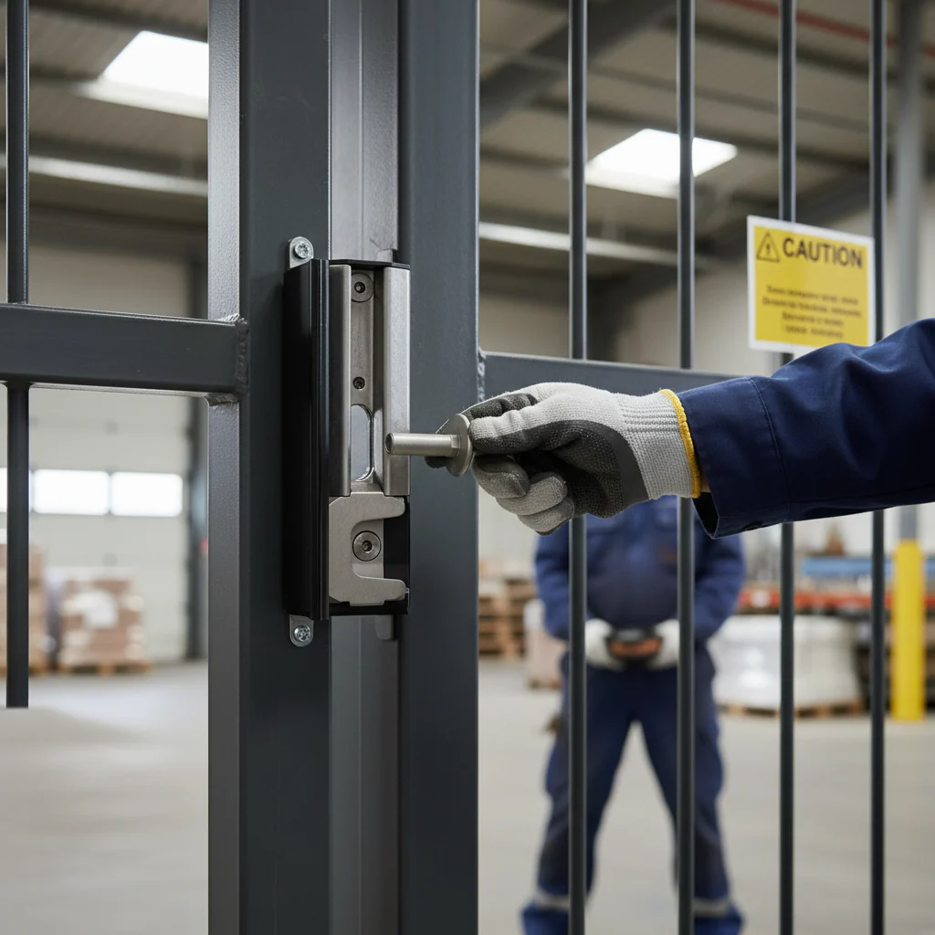 Premium Stainless Steel Security Keep for Locks 40-60mm with Adjustable Slam Plate and Quick-Fix Mounting System