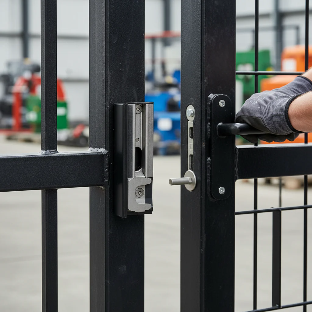 Premium Stainless Steel Security Keep for Locks 40-60mm with Adjustable Slam Plate and Quick-Fix Mounting System - Image 2