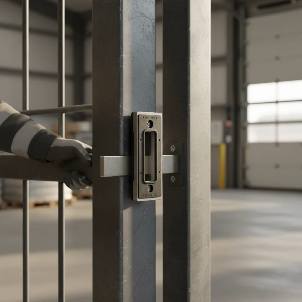 Premium Stainless Steel Sliding Gate Keep with Auto-Adjustable Features for Secure Locking and Damage Prevention