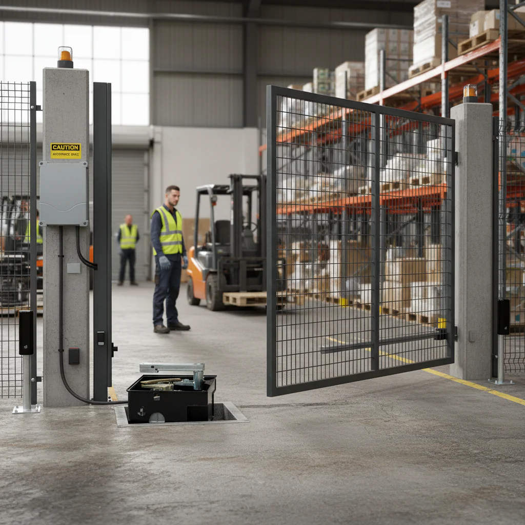 Premium Underground Gate Automation Kit with Single Arm and 110 Degree Opening for Reliable Control and Safety
