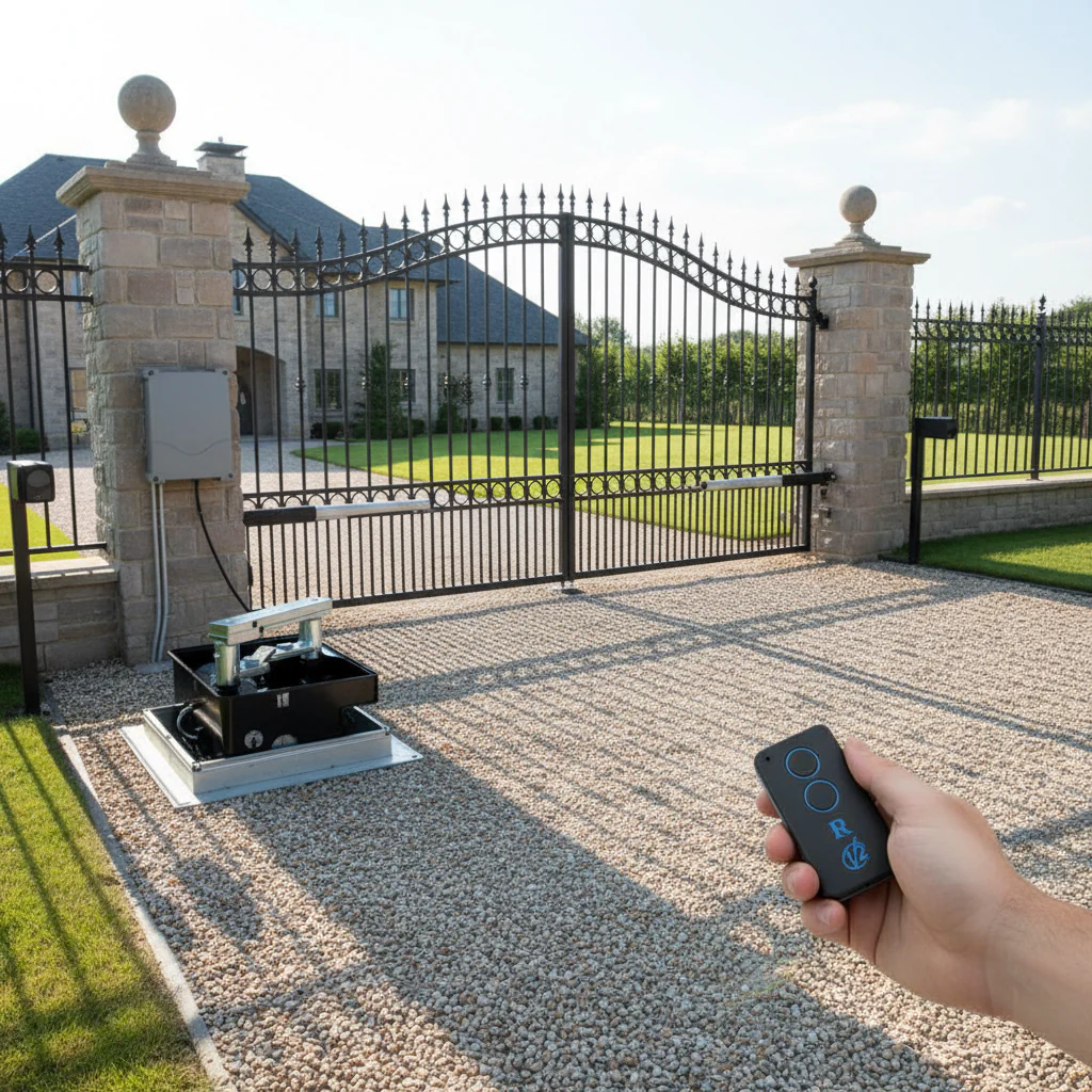 Premium Underground Gate Automation Kit with Single Arm and 110 Degree Opening for Reliable Control and Safety - Image 2