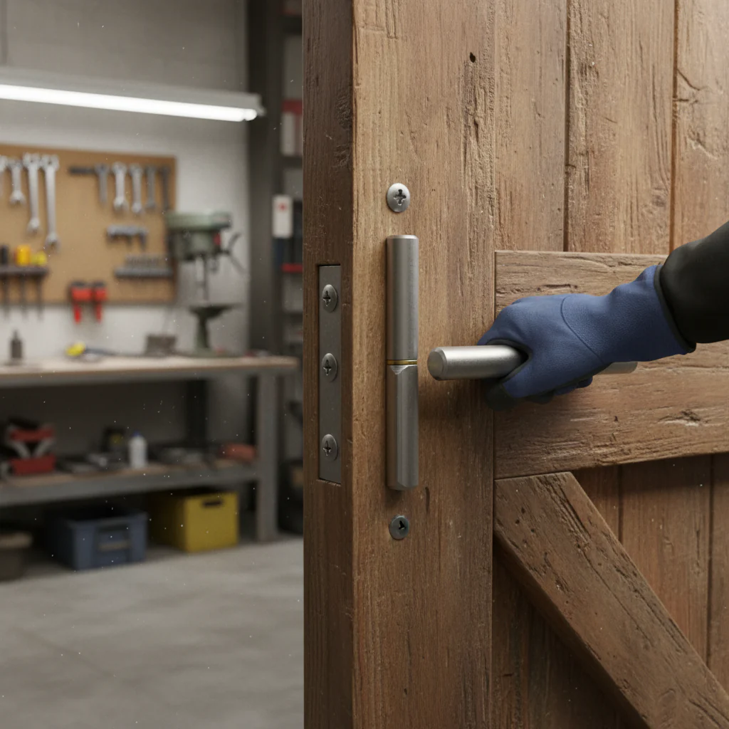 Premium Universal Hinge 160mm x 23mm - Heavy Duty Steel Construction with Fixed Pin and Brass Washer - Image 2