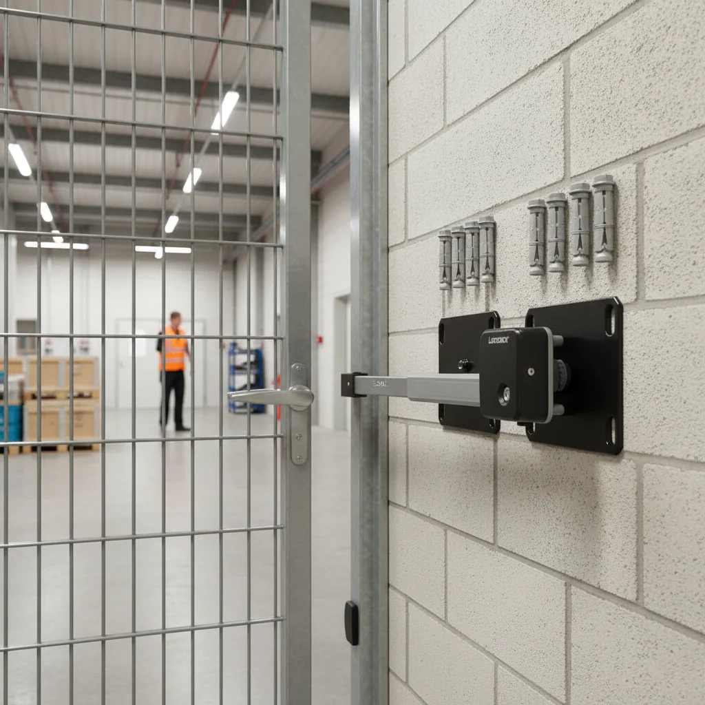 Premium Wall Mounting Kit for High-Performance Gate Closer - Adjustable Steel Plates for Easy Installation - Image 2