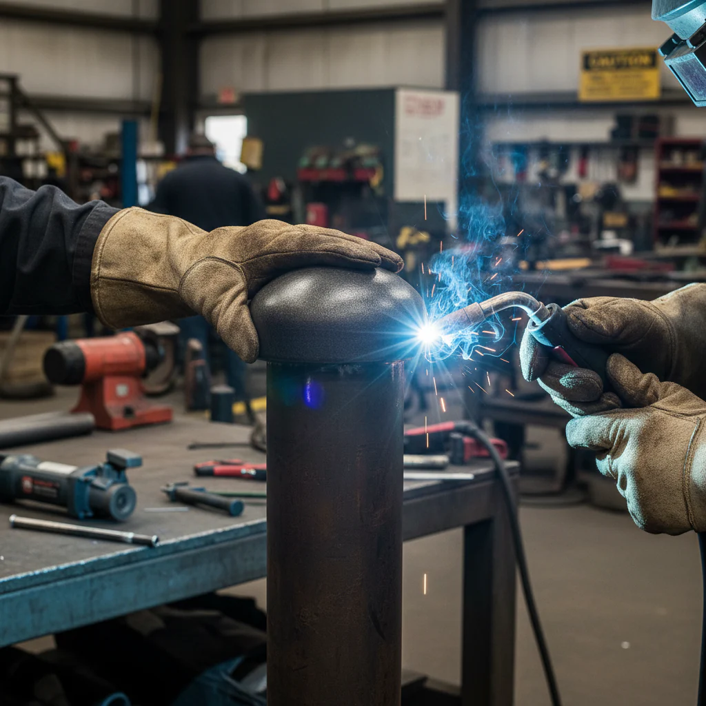 Premium Weld Cap for 114.3mm Tube - High-Performance Welding Accessory - High-Quality Professional Grade for Industrial and Commercial Applications