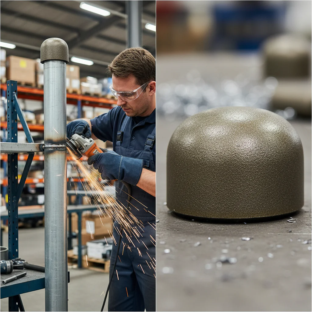 Premium Weld Cap for 48.3mm Tube - Durable and Reliable Protection - High-Quality Professional Grade for Industrial and Commercial Applications