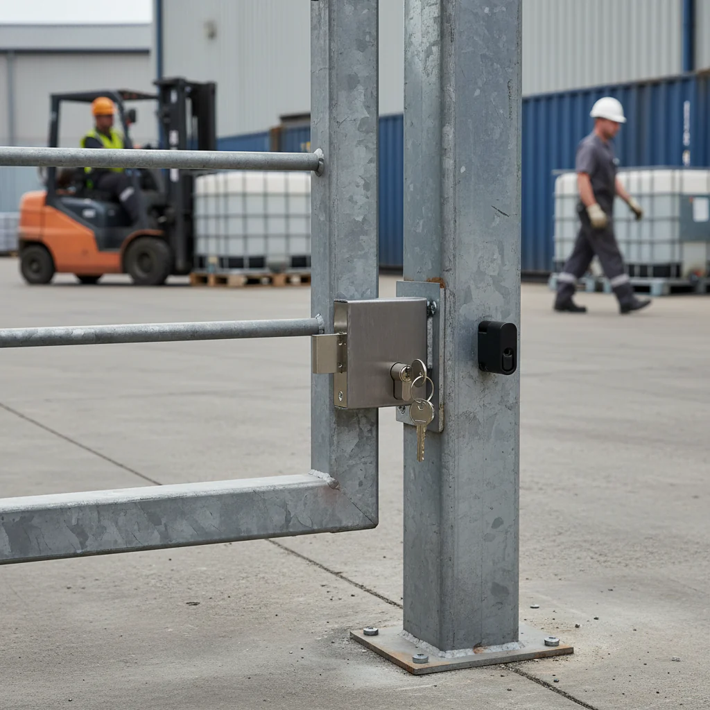 Premium Weld In Dead Lock for 30 x 30mm Box Section with Double Throw Mechanism and Euro Cylinder - Image 2
