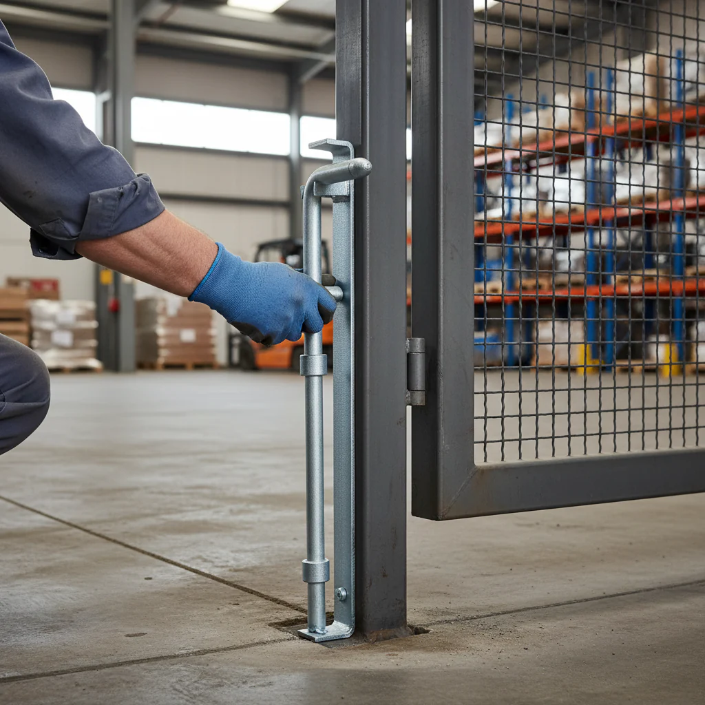 Premium Weld On Drop Bolt 250mm with 16mm Diameter for Gate Profiles Over 30mm - Heavy Duty Security Solution