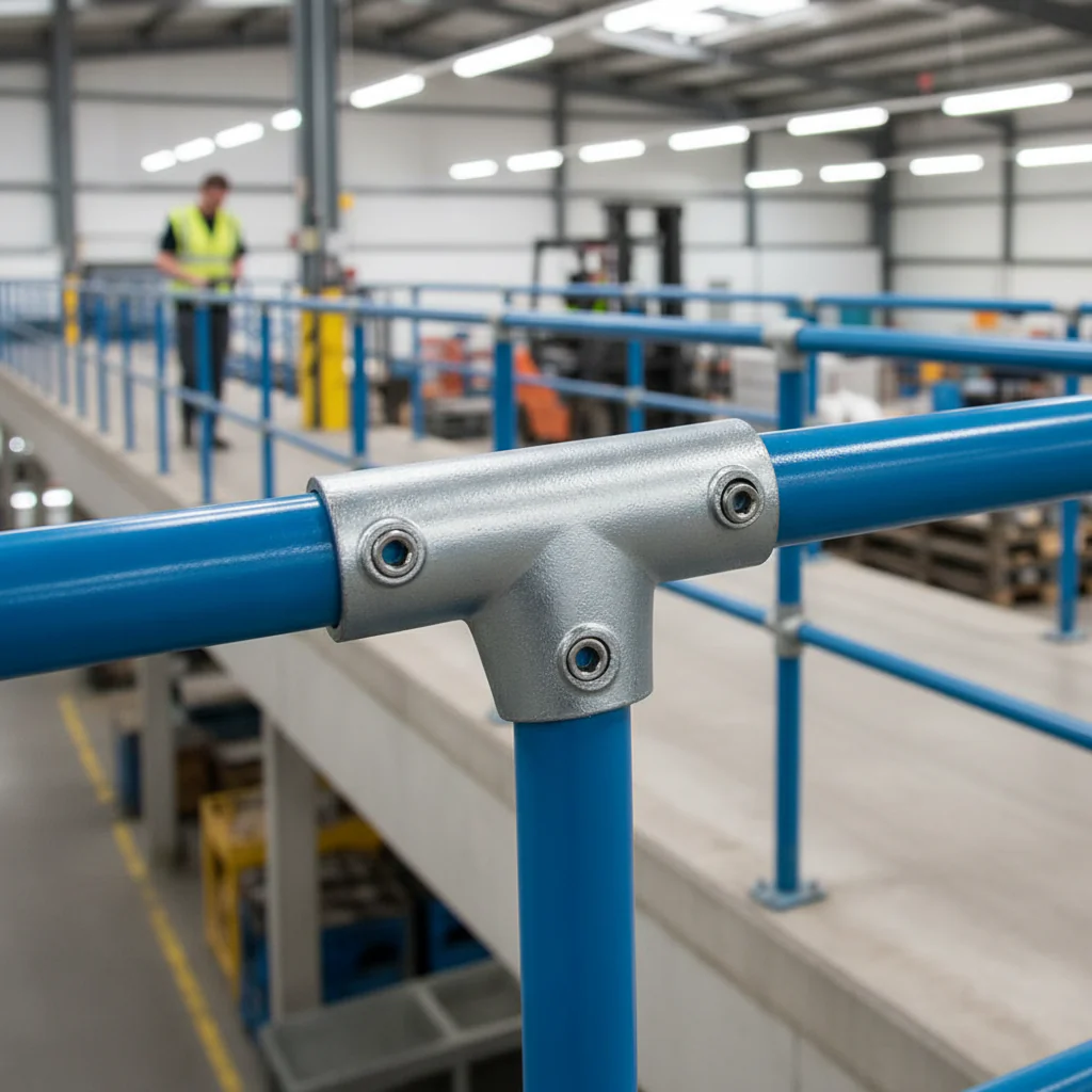 Premium Sloping Tee Piece 0-11° for 48.3mm Tube - Ideal for Joining Rails and Uprights - Image 2